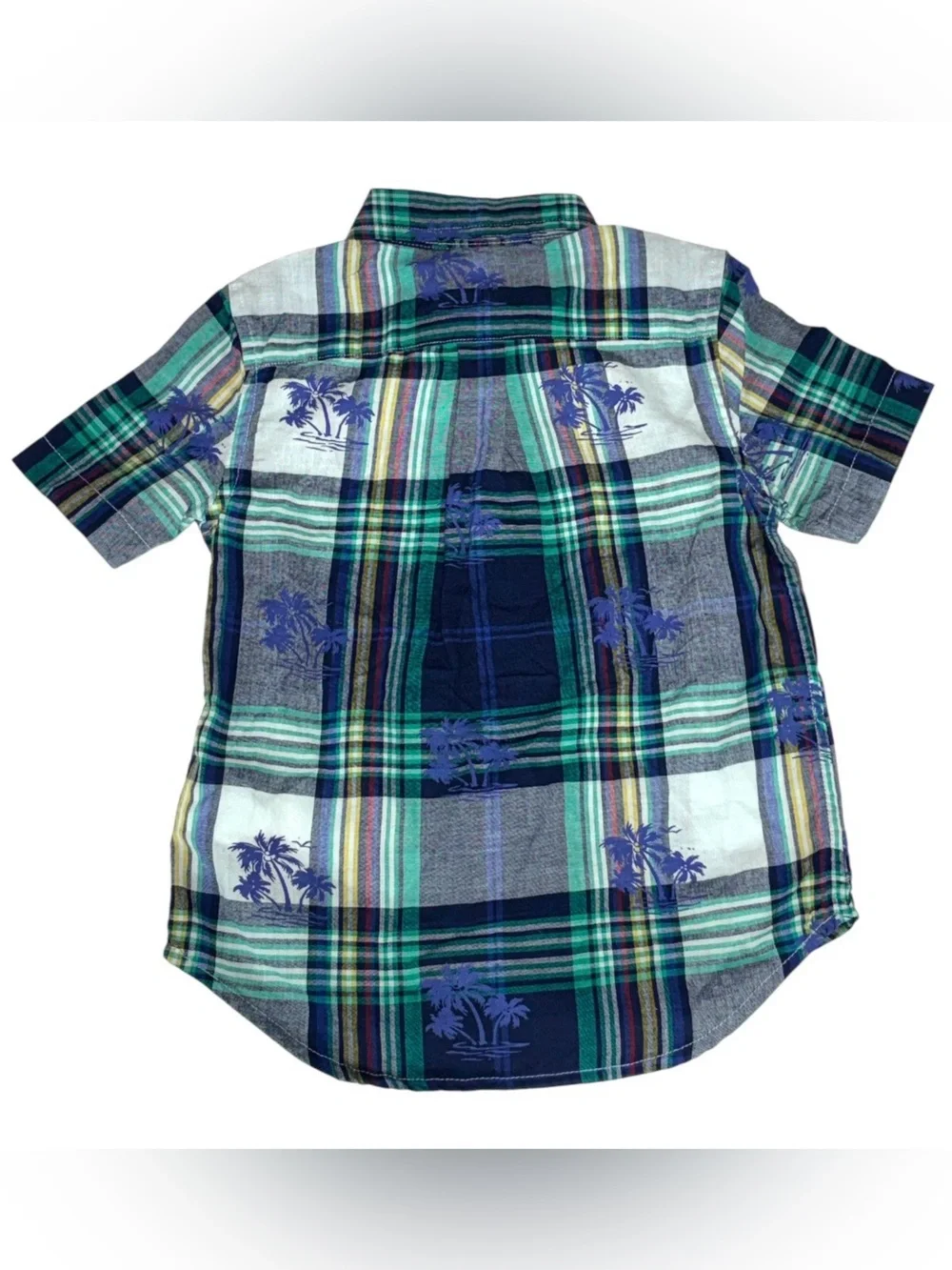 NEW Boys Ralph Lauren Hawaiian Palm Trees Polo Shirt 24 Months Button